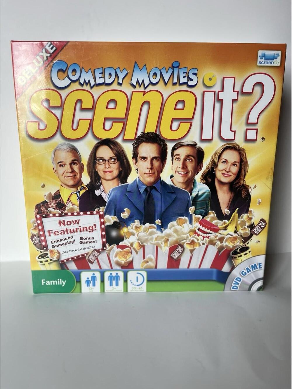 Scene It? Comedy Movies - Deluxe Edition DVD Game 2010 Family Version NEW Sealed
